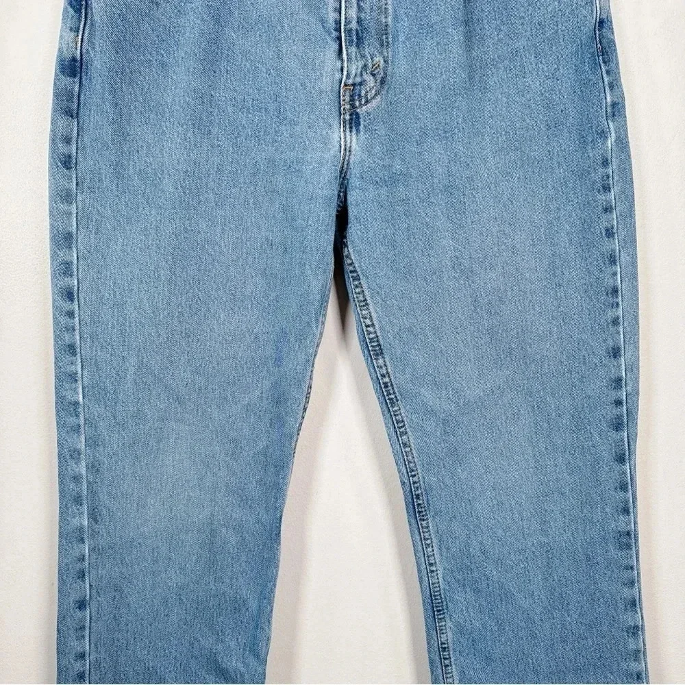 Levis Mens Size 36x30 Light Wash Slim Straight Jeans